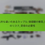 文化的な違いのあるカップル: 価値観の衝突, 誤解のリスク, 受容の必要性